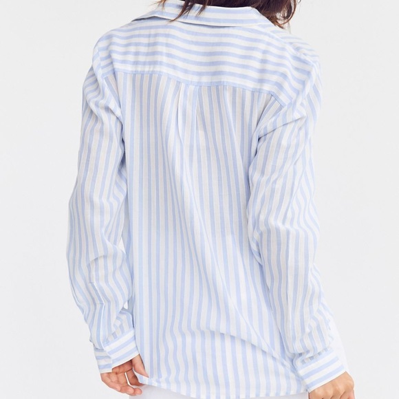 Silence + Noise Olivia Striped Button-Down Shirt - Picture 2 of 4